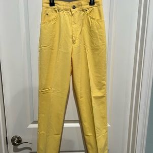 Levi Strauss & Co. San Francisco Cal Yellow Jeans, Sz 7